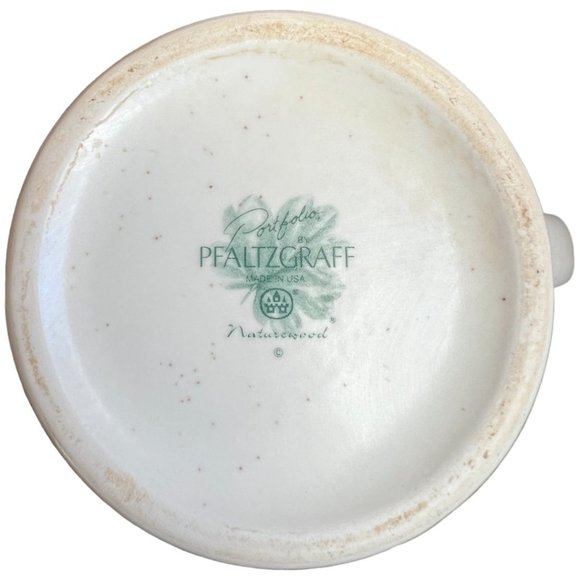 2 items: Vtg PFLATZGRAFF "Naturewood" Stoneware Gravy Boat and Creamer Retired - Picture 6 of 13